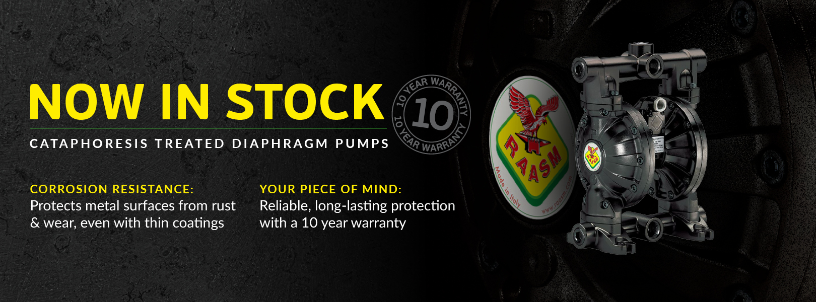 RAASM Cataphoresis Diaphragm Pumps
